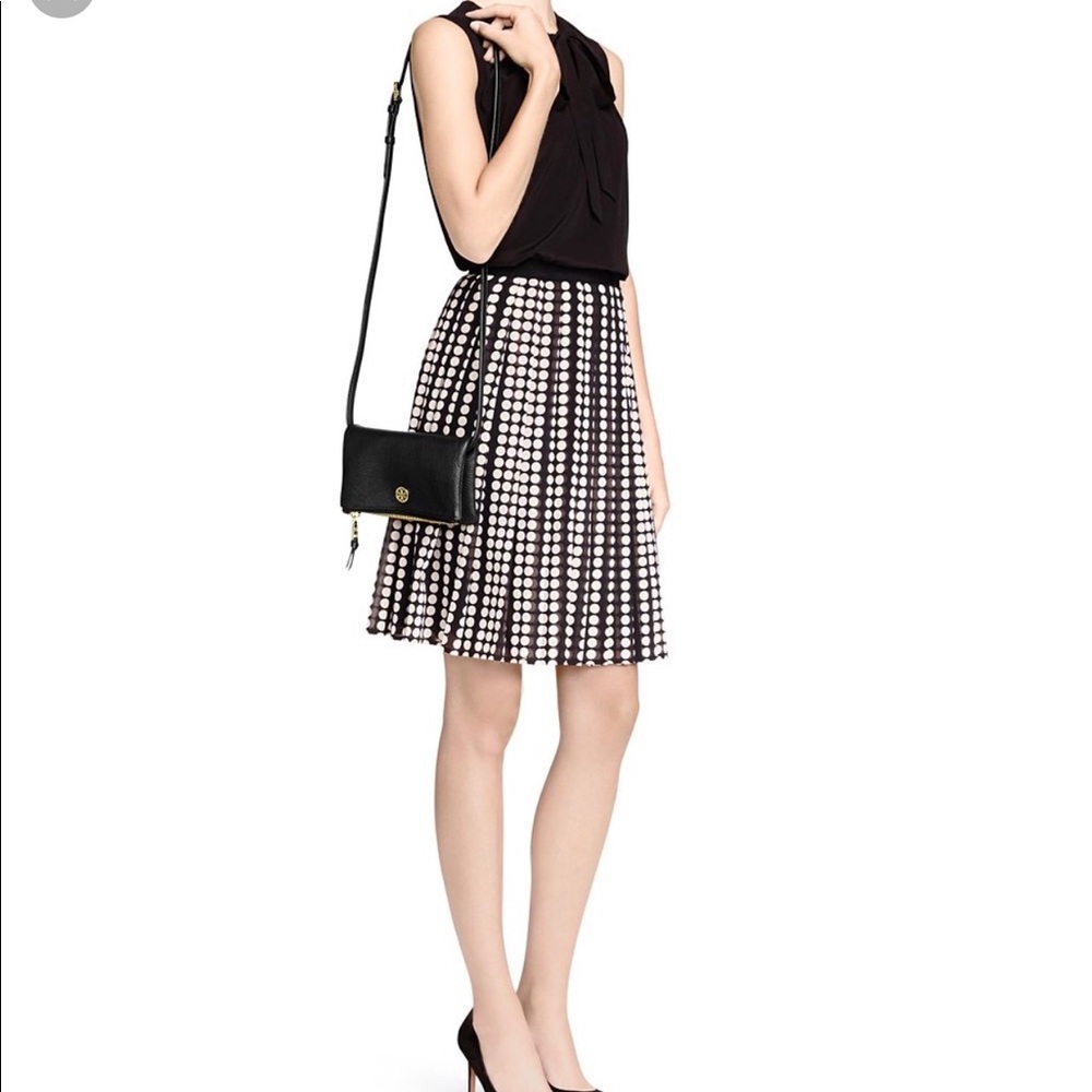 Tory Burch Robinson Pebbled Mini Fold-over Bag